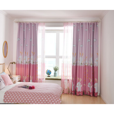 Cute Rabbit Manor Decorative Curtain Cartoon Childlike Shading Sunblind Girl Bedroom Window Curtain
Cute Rabbit Manor Decorative Curtain Cartoon Childlike Shading Sunblind Girl Bedroom Window Curtain