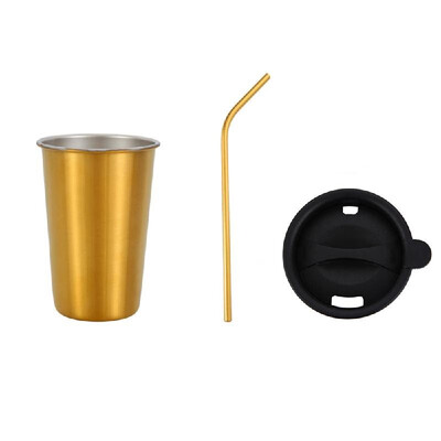 500ml 304 Stainless Steel Cup Coffee Mug Cold Drink Straw Lid Set Outdoor Camping Travel Picnic Juice Milk Tea Beer Cups
500ml 304 Stainless Steel Cup Coffee Mug Cold Drink Straw Lid Set Outdoor Camping Travel Picnic Juice Milk Tea Beer Cups
