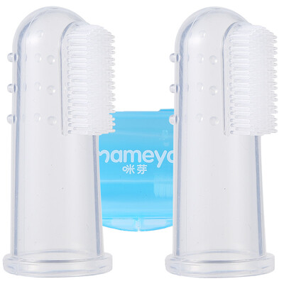 Mummy MAMEYO finger set toothbrush infant child baby silicone soft hair deciduous oral cleaning 2 Pack to send storage box
Mummy MAMEYO finger set toothbrush infant child baby silicone soft hair deciduous oral cleaning 2 Pack to send storage box