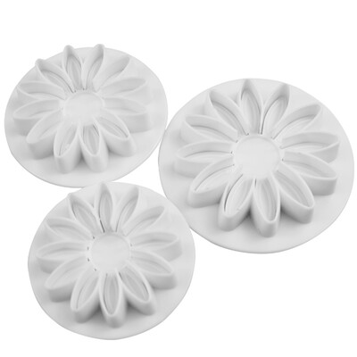 3PCS Sunflower Fondant Mold Spring Die Plastic Sugar Cakes Baked Biscuit Cookies Decorating Modeling Tools Kitchen Gadgets
3PCS Sunflower Fondant Mold Spring Die Plastic Sugar Cakes Baked Biscuit Cookies Decorating Modeling Tools Kitchen Gadgets