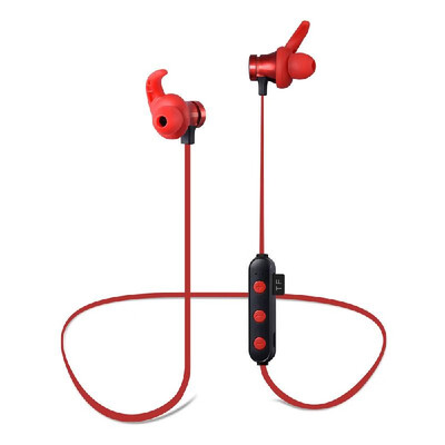 XT-22 Magnetic BT Earphone Wireless Stereo Earbud Sport Headset with Mic TF Card MP3 Player for Smartphone Tablet Red
XT-22 Magnetic BT Earphone Wireless Stereo Earbud Sport Headset with Mic TF Card MP3 Player for Smartphone Tablet Red
