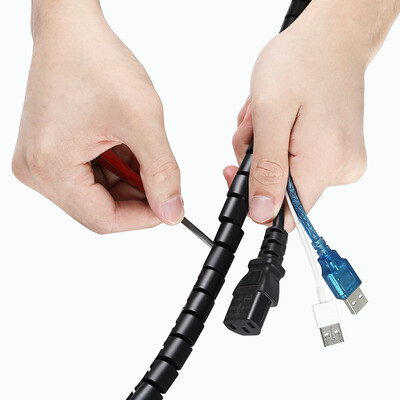 BUBM wire storage tube computer cable with wire wrapping winding bundle finishing buckle fixed anti-bite line protection sleeve DXBHT-A black 15MM3 m 2
BUBM wire storage tube computer cable with wire wrapping winding bundle finishing buckle fixed anti-bite line protection sleeve DXBHT-A black 15MM3 m 2