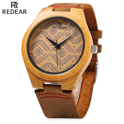 REDEAR SJ 1448 - 6 Wooden Female Quartz Watch Special Pattern Dial Leather Strap Wristwatch
REDEAR SJ 1448 - 6 Wooden Female Quartz Watch Special Pattern Dial Leather Strap Wristwatch