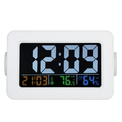 LCD ℃℉ Digital Thermometer Hygrometer Clock Temperature Humidity Meter Alarm Clock Snooze Backlight Color Screen Display
LCD ℃℉ Digital Thermometer Hygrometer Clock Temperature Humidity Meter Alarm Clock Snooze Backlight Color Screen Display