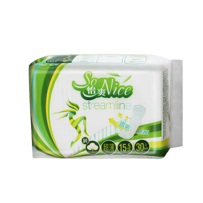 Yi Shuang So Nice 155mm sanitary napkin pad 008mm ultra-thin cotton pad 30 pieces bag
Yi Shuang So Nice 155mm sanitary napkin pad 008mm ultra-thin cotton pad 30 pieces bag