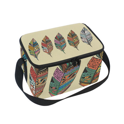 ALAZA Insulated Lunch Box Feathers Design Lunch Bag for Men Women Portable Tote Bag Cooler Bag
ALAZA Insulated Lunch Box Feathers Design Lunch Bag for Men Women Portable Tote Bag Cooler Bag