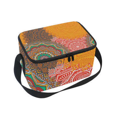 ALAZA Insulated Lunch Box Tribal Floral Lunch Bag for Men Women Portable Tote Bag Cooler Bag
ALAZA Insulated Lunch Box Tribal Floral Lunch Bag for Men Women Portable Tote Bag Cooler Bag