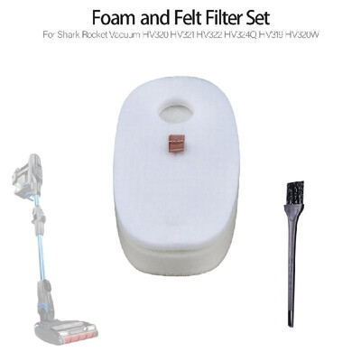 3 Pack Vacuum Foam&Felt Filter Set for Shark Rocket Vacuum HV320 HV321 HV322 HV324Q HV319 HV320W
3 Pack Vacuum Foam&Felt Filter Set for Shark Rocket Vacuum HV320 HV321 HV322 HV324Q HV319 HV320W