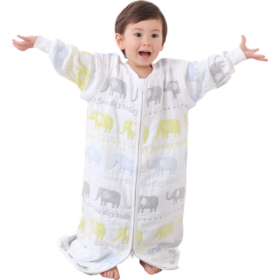 Tong Yan baby sleeping bag six layers of gauze baby anti-kick is spring&autumn children detachable sleeves long bag growth sleeping bag
Tong Yan baby sleeping bag six layers of gauze baby anti-kick is spring&autumn children detachable sleeves long bag growth sleeping bag
