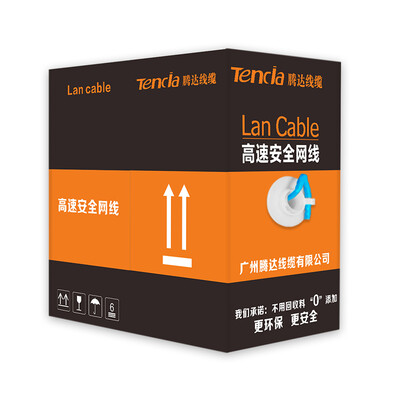 Tencia TC Guangzhou Tenda cable original six types of cable Engineering unshielded pure oxygen-free copper high-speed cable 305 meters box blue TC-6305
Tencia TC Guangzhou Tenda cable original six types of cable Engineering unshielded pure oxygen-free copper high-speed cable 305 meters box blue TC-6305