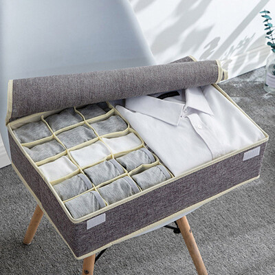 Green underwear storage box cotton&linen polyester drawer finishing box layered storage box extra large with cover gray
Green underwear storage box cotton&linen polyester drawer finishing box layered storage box extra large with cover gray