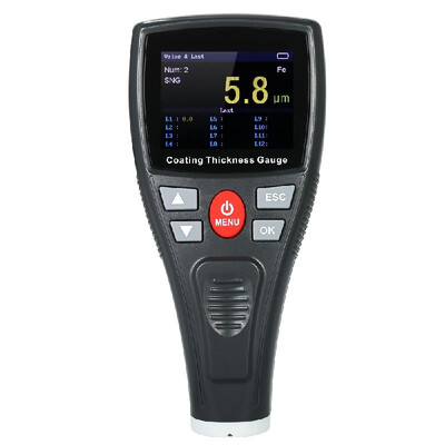 Digital Paint Coating Thickness Gauge Handheld Coatings Thickness Tester with Auto Function FeNF Probe Car Detector Automotive Co
Digital Paint Coating Thickness Gauge Handheld Coatings Thickness Tester with Auto Function FeNF Probe Car Detector Automotive Co