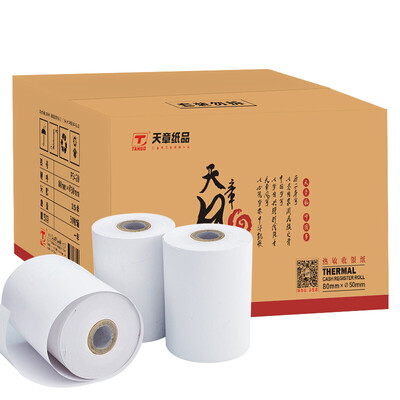 Tianzhang TANGO Tianzhangfeng 80mm50mm thermal cash register paper printing paper cash register paper supermarket takeaway small ticket printing paper 100 rolls box
Tianzhang TANGO Tianzhangfeng 80mm50mm thermal cash register paper printing paper cash register paper supermarket takeaway small ticket printing paper 100 rolls box