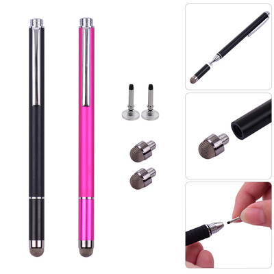 Universal 2 in 1 Stylus Pens with Fiber Tip&Disc Tip Precision Touchscreen Pen for All Capacitive Cellphones Tablets Laptops P
Universal 2 in 1 Stylus Pens with Fiber Tip&Disc Tip Precision Touchscreen Pen for All Capacitive Cellphones Tablets Laptops P