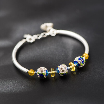 NeillieN 925 silver jewelry bracelet bracelet cloisonne craft bracelet butterfly Amber Bead Design bracelet hand chain
NeillieN 925 silver jewelry bracelet bracelet cloisonne craft bracelet butterfly Amber Bead Design bracelet hand chain