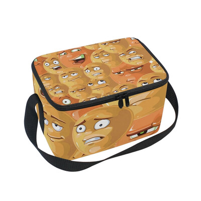 ALAZA Lunch Box Insulated Emoticons Pattern Lunch Bag Large Cooler Tote Bag for Men Women
ALAZA Lunch Box Insulated Emoticons Pattern Lunch Bag Large Cooler Tote Bag for Men Women