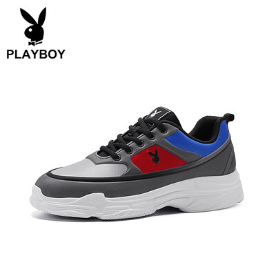 Playboy PLAYBOY personality fashion Korean version of the platform casual shoes men wear comfortable DS85201 gray red 42
Playboy PLAYBOY personality fashion Korean version of the platform casual shoes men wear comfortable DS85201 gray red 42