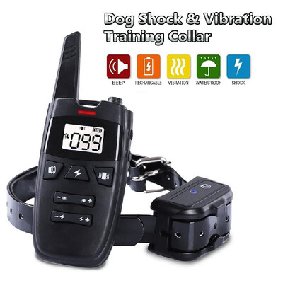 Dog Static Shock Collar Training Vibration Collar Waterproof Shock&Vibration 300 Meters Rechargeabe Shock Collar Levels 1-100
Dog Static Shock Collar Training Vibration Collar Waterproof Shock&Vibration 300 Meters Rechargeabe Shock Collar Levels 1-100