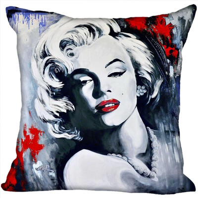 Marilyn Monroe Pillow Cover Bedroom Home Office Decorative Pillowcase Square Zipper Pillow Cases Satin Fabric No Fade
Marilyn Monroe Pillow Cover Bedroom Home Office Decorative Pillowcase Square Zipper Pillow Cases Satin Fabric No Fade