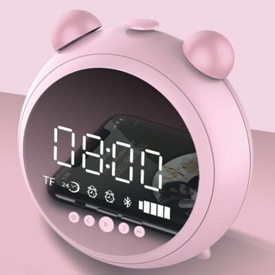 Mirror Bluetooth audio portable wireless speaker alarm clock night FM radio light AUX TF card input music player MP3 phone call
Mirror Bluetooth audio portable wireless speaker alarm clock night FM radio light AUX TF card input music player MP3 phone call
