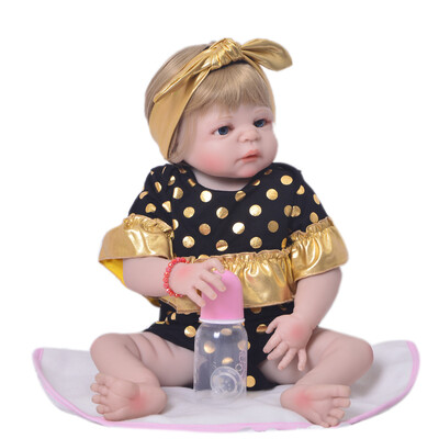 New Arrival Newborn Dolls 23 Reborns de Silicona Vinyl Full Body Fashion Reborn Dolls Boy Gold Hair Xmas Gifts Wear Clothes
New Arrival Newborn Dolls 23 Reborns de Silicona Vinyl Full Body Fashion Reborn Dolls Boy Gold Hair Xmas Gifts Wear Clothes