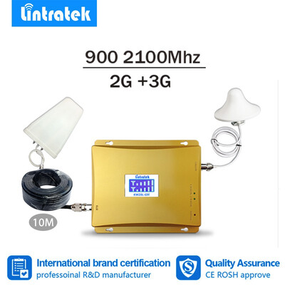 Lintratek hot sell dual band 2G 3G signal booster 900 2100 gsm umts repeater mobile phone signal amplifier full kit
Lintratek hot sell dual band 2G 3G signal booster 900 2100 gsm umts repeater mobile phone signal amplifier full kit