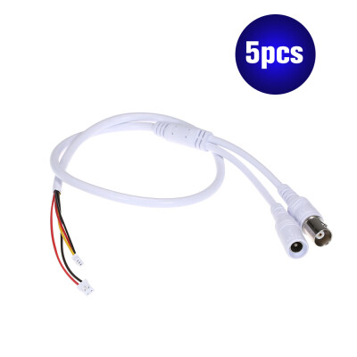 5PCSLot 60cm 5 Pin Analog BNC Video Cable Power Lead Wire F Video & DC Jack Female Cord for Analog CCTV Camera PCB Board White
5PCSLot 60cm 5 Pin Analog BNC Video Cable Power Lead Wire F Video & DC Jack Female Cord for Analog CCTV Camera PCB Board White