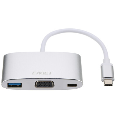 EAGET Mulifunction Type-C to C VGA USB 30 Adapter 4 in 1 Male To Female HUB Converter with PD for MacBook Notebook Laptop Com
EAGET Mulifunction Type-C to C VGA USB 30 Adapter 4 in 1 Male To Female HUB Converter with PD for MacBook Notebook Laptop Com
