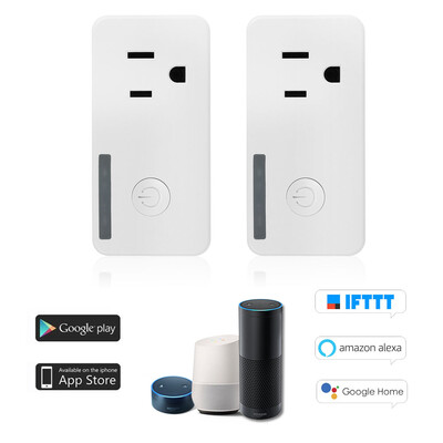 WiFi Smart Plug Mini Smart Socket Support Timing Function Remote Control Voice Control for Amazon Alexa&for Google Home IFTTT
WiFi Smart Plug Mini Smart Socket Support Timing Function Remote Control Voice Control for Amazon Alexa&for Google Home IFTTT