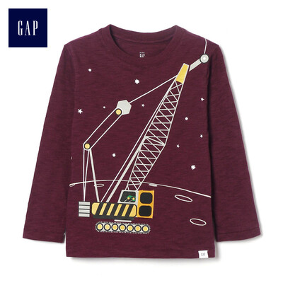 GAP flagship store male&young fun pattern long-sleeved round neck T-shirt 357931 wine red 12-18M
GAP flagship store male&young fun pattern long-sleeved round neck T-shirt 357931 wine red 12-18M