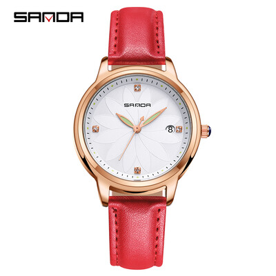 SANDA P219 Simple Women Watch Leather Quartz Movement Watch Waterproof Casual Calendar Luminous Pointer Clock Wristwatch for Femal
SANDA P219 Simple Women Watch Leather Quartz Movement Watch Waterproof Casual Calendar Luminous Pointer Clock Wristwatch for Femal