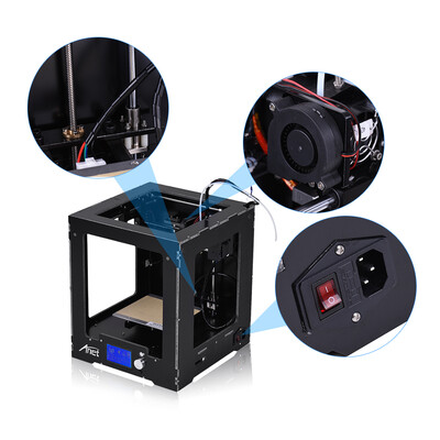 Anet A3- Assembled Desktop 3D Printer Aluminum Plastic Frame High Precision Complete Machine 150 150 150mm Building Size Supp
Anet A3- Assembled Desktop 3D Printer Aluminum Plastic Frame High Precision Complete Machine 150 150 150mm Building Size Supp