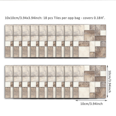 NeillieN Wall paste 3D marble mosaic wall paste kitchen bathroom waterproof tile pasteWaterproof wall paste flat wall paste
NeillieN Wall paste 3D marble mosaic wall paste kitchen bathroom waterproof tile pasteWaterproof wall paste flat wall paste