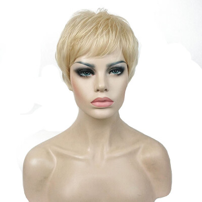 StrongBeauty Super Short Layered&Spikey Blonde Full Synthetic Wig Wigs Black Brown COLOUR CHOICES
StrongBeauty Super Short Layered&Spikey Blonde Full Synthetic Wig Wigs Black Brown COLOUR CHOICES