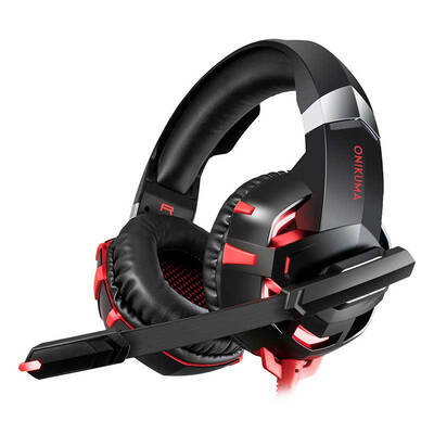 ONIKUMA K2a Wired USB Gaming Headphones for Computer Over ear PC Gamer Stereo Headset with Microphone Mic Big Earmuff LED Casque
ONIKUMA K2a Wired USB Gaming Headphones for Computer Over ear PC Gamer Stereo Headset with Microphone Mic Big Earmuff LED Casque