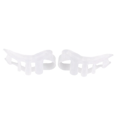 1 Pair Hallux Valgus Protector Gel Finger Toe Separator Divider Bunion Orthopedic Adjuster 4 Holes Thumb Valgus Guard Feet Care To 
1 Pair Hallux Valgus Protector Gel Finger Toe Separator Divider Bunion Orthopedic Adjuster 4 Holes Thumb Valgus Guard Feet Care To