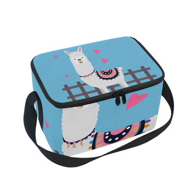 Lunch Box Insulated Lunch Bag Large Cooler Llama And Hearts Tote Bagfor Kids Men Women
Lunch Box Insulated Lunch Bag Large Cooler Llama And Hearts Tote Bagfor Kids Men Women
