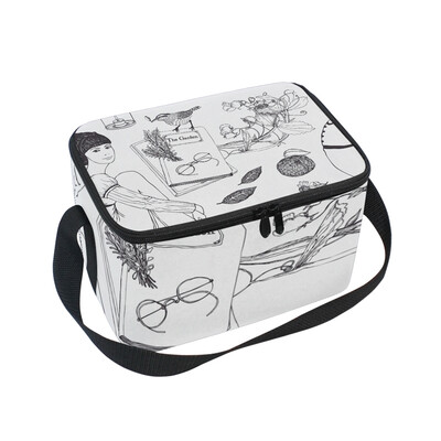 ALAZA Lunch Box Insulated Gilr And Birds Lunch Bag Large Cooler Tote Bag for Men Women
ALAZA Lunch Box Insulated Gilr And Birds Lunch Bag Large Cooler Tote Bag for Men Women