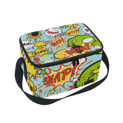 Lunch Box Insulated Lunch Bag Large Cooler BOOM Amazing Pattern Tote Bagfor Kids Men Women
Lunch Box Insulated Lunch Bag Large Cooler BOOM Amazing Pattern Tote Bagfor Kids Men Women