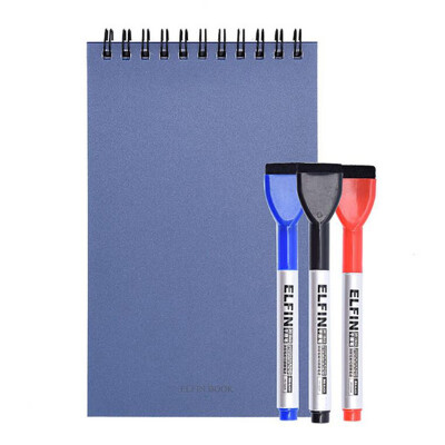 Elfinbook X Erasable Reusable Smart Elfin book Memo Pad Notebook Cloud Erase Notepad With 3 pens
Elfinbook X Erasable Reusable Smart Elfin book Memo Pad Notebook Cloud Erase Notepad With 3 pens