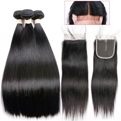 Allrun Straight Human Hair Bundles With Closure Brazilian Hair Weave Bundles With Lace Closure Human Hair Extension
Allrun Straight Human Hair Bundles With Closure Brazilian Hair Weave Bundles With Lace Closure Human Hair Extension