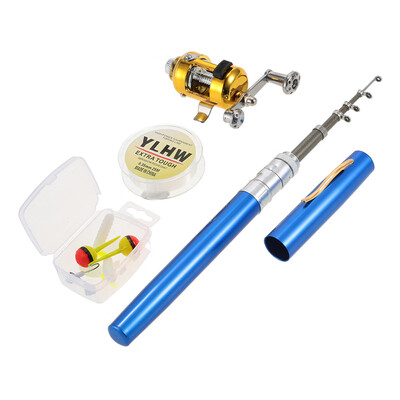 Fishing Rod Reel Combo Set Mini Telescopic Portable Pocket Pen Fishing Rod Pole Reel Aluminum Alloy Fishing Line Soft Lures Bait
Fishing Rod Reel Combo Set Mini Telescopic Portable Pocket Pen Fishing Rod Pole Reel Aluminum Alloy Fishing Line Soft Lures Bait