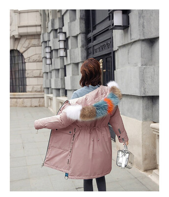 Down jacket womens fashion long white duck down jacket fur collar down jacket 90237
Down jacket womens fashion long white duck down jacket fur collar down jacket 90237