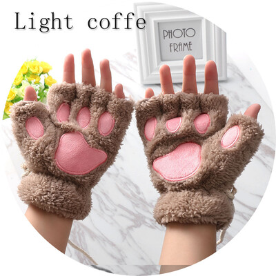 1Pair Women Girls Lovely Winter Warm Fingerless Gloves Fluffy Bear Cat Plush Paw Claw Half Finger Gloves Mitten New
1Pair Women Girls Lovely Winter Warm Fingerless Gloves Fluffy Bear Cat Plush Paw Claw Half Finger Gloves Mitten New