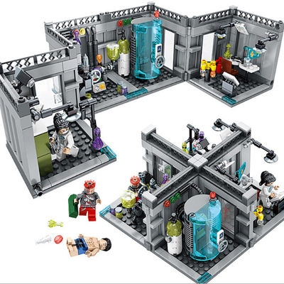 Long Nu Super Police Biochemical Laboratory Assembles Building Blocks Compatible with Lego Childrens Puzzle Toys 
Long Nu Super Police Biochemical Laboratory Assembles Building Blocks Compatible with Lego Childrens Puzzle Toys