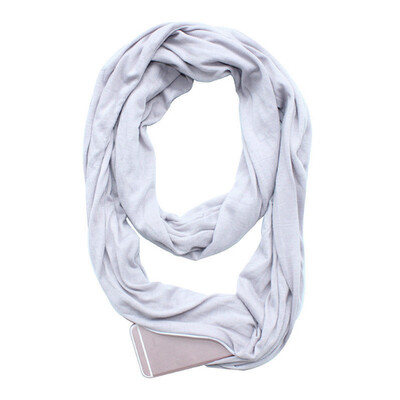 Soft Zipper Pocket Loop Scarf Women Fashion Autumn Winter Warm Solid Blue O Ring Scarves Ladies Infinity Scarfs Black
Soft Zipper Pocket Loop Scarf Women Fashion Autumn Winter Warm Solid Blue O Ring Scarves Ladies Infinity Scarfs Black