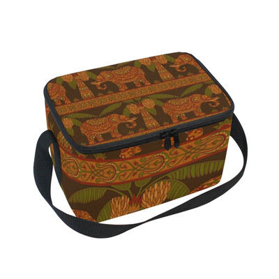ALAZA Lunch Box Elephant And Palm Tree Insulated Lunch Bag Large Cooler Tote Bagfor Men Women
ALAZA Lunch Box Elephant And Palm Tree Insulated Lunch Bag Large Cooler Tote Bagfor Men Women
