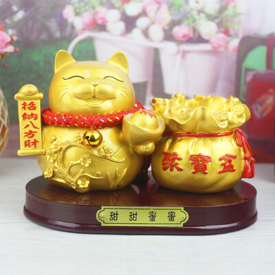 Golden fire beckoning cat pen holder auspicious ornaments creative desk storage box practical commercial opening gift
Golden fire beckoning cat pen holder auspicious ornaments creative desk storage box practical commercial opening gift