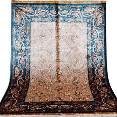 FangCun 4x6Blue Vintage Persian Area Rug Top Hand Knotted Handmade Silk Carpet for living rooms&offices FC040608
FangCun 4x6Blue Vintage Persian Area Rug Top Hand Knotted Handmade Silk Carpet for living rooms&offices FC040608