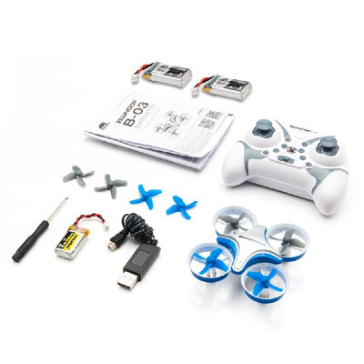 BoldClash BWHOOP B03 Altitude Hold 716 53500rpm37 V Motor EDF RC Quadcopter 3x Battery
BoldClash BWHOOP B03 Altitude Hold 716 53500rpm37 V Motor EDF RC Quadcopter 3x Battery